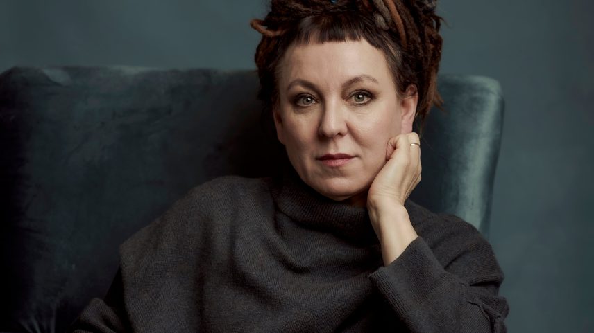 A escritora polonesa Olga Tokarczuk