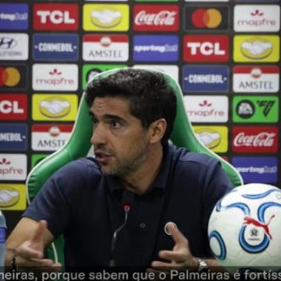 Abel diz saber de convocação de Flaco e afirma que Palmeiras não é alvo fácil