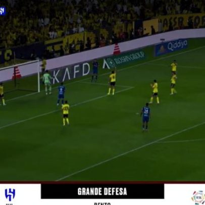 Bento faz defesa decisiva e Al Nassr vence 1-0 o Al Hilal