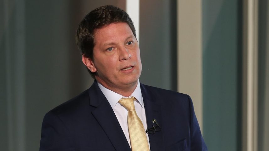 O deputado federal e produtor-executivo do filme "Dark Horse", que conta a vida de Jair Bolsonaro