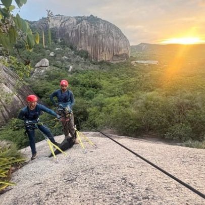 Rapel é liberado no Parque Estadual da Pedra da Boca com regras