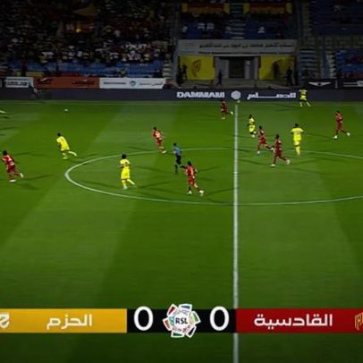 Al-Qadsiah derrota Al Hazem por 2 a 0 na Liga Profissional Saudita