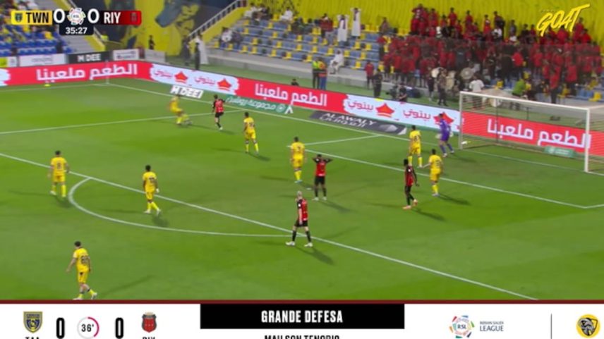 Al Taawoun 0-0 Al Riyadh; defesa de Mailson Tenorio se destaca