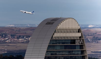 Sede del BBVA en el barrio de Las Tablas en Madrid.