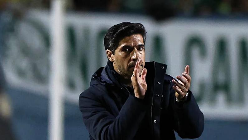 Abel Fereira foi multado pela Conmebol. Foto: Cesar Greco/Palmeiras