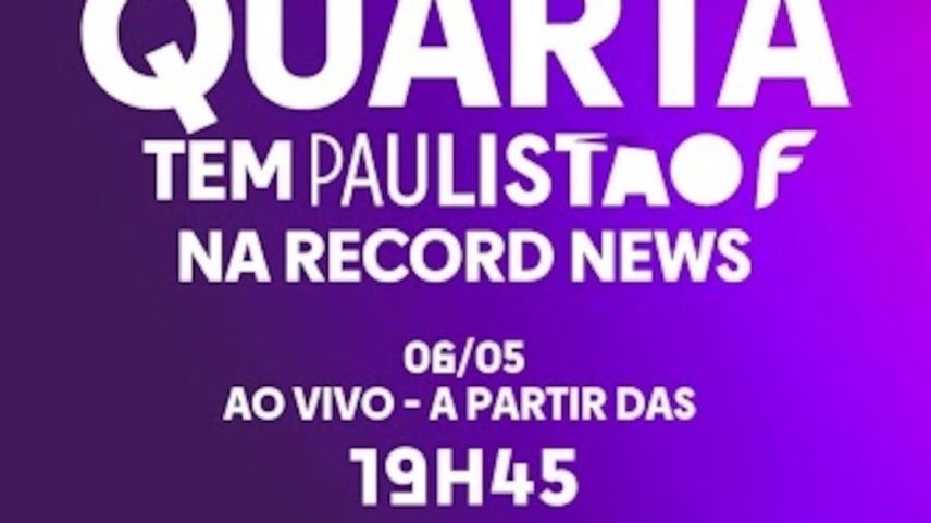Reprodução canal do Youtube Record News