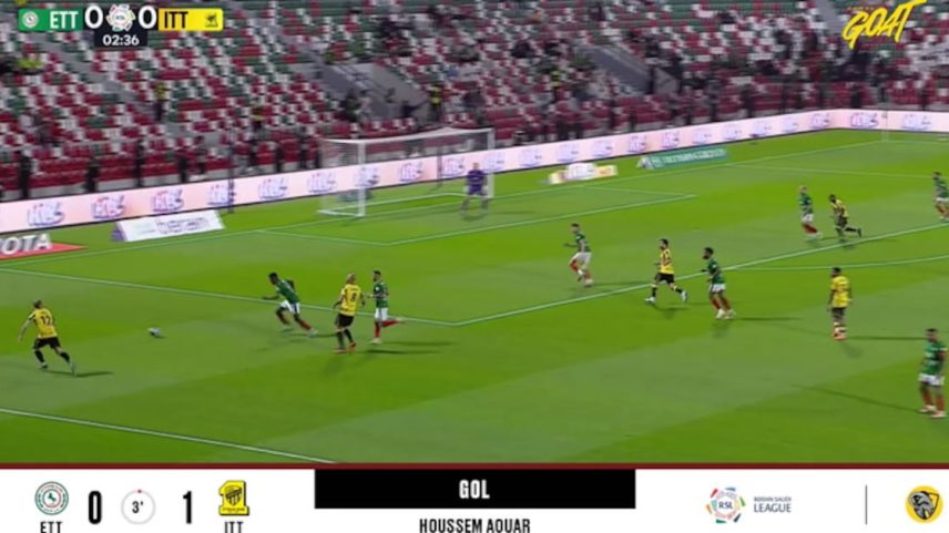 Al Ettifaq - Al Ittihad 0 - 1 | GOL - Houssem Aouar