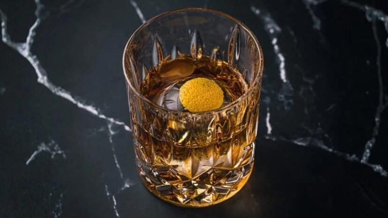 O old fashioned do Caledonia Bar, em São Paulo