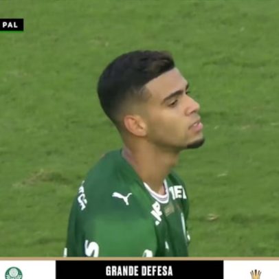 Arthur Gabriel quase marca de longa distância pelo Palmeiras na Libertadores