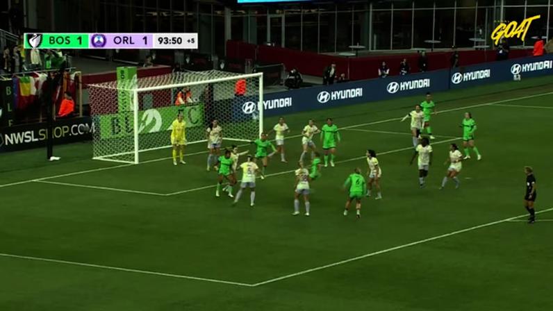 a Penalty Foul from Boston Legacy (W) vs. Orlando Pride (W)