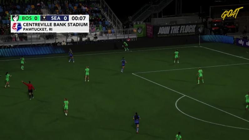 Boston Legacy e Seattle Reign empatam 0 a 0 no início da partida