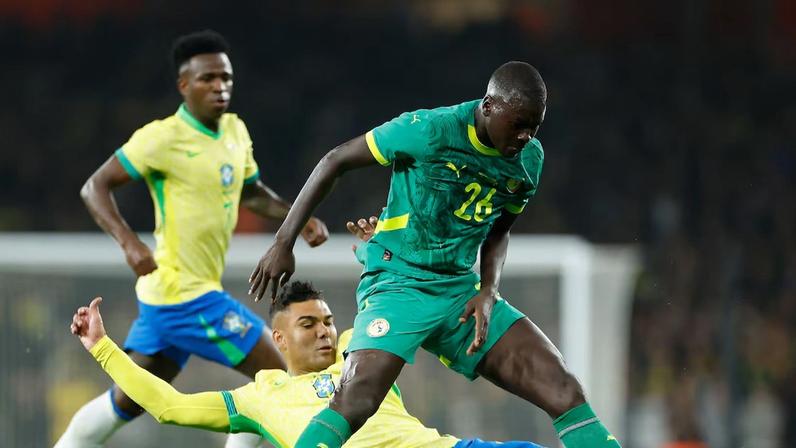 Brasil e Senegal se enfrentaram em amistoso preparatório para a Copa no Emirados Stadium em 2025.