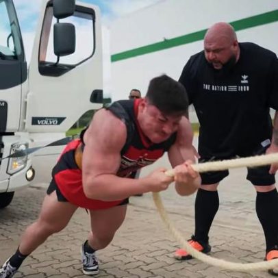 Gabriel Ganley participa de desafio e puxa caminhão de 25t antes de morrer