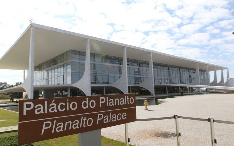 Fachada do Palácio do Planalto, em Brasília