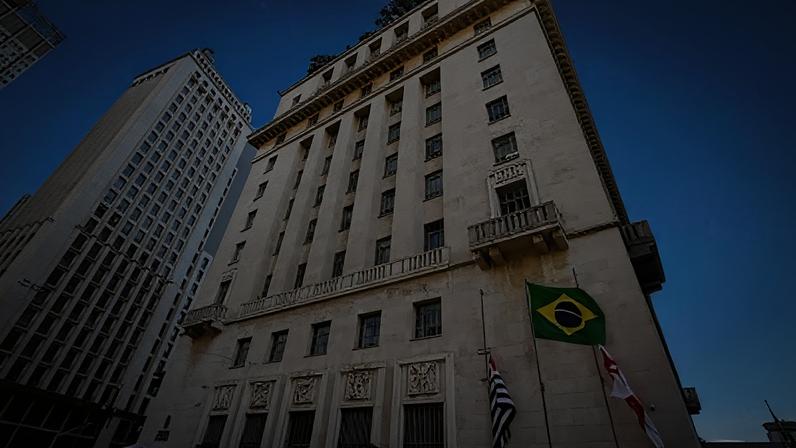Fachada da Prefeitura de São Paulo.