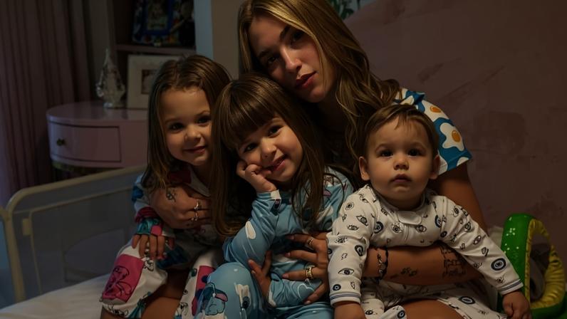Virginia e filhos