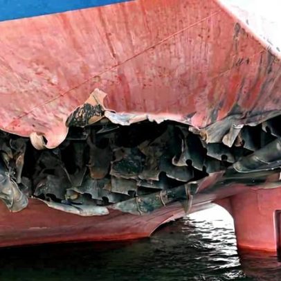 Fotos e vídeos mostram danos após ataque a navio sul-coreano em Ormuz