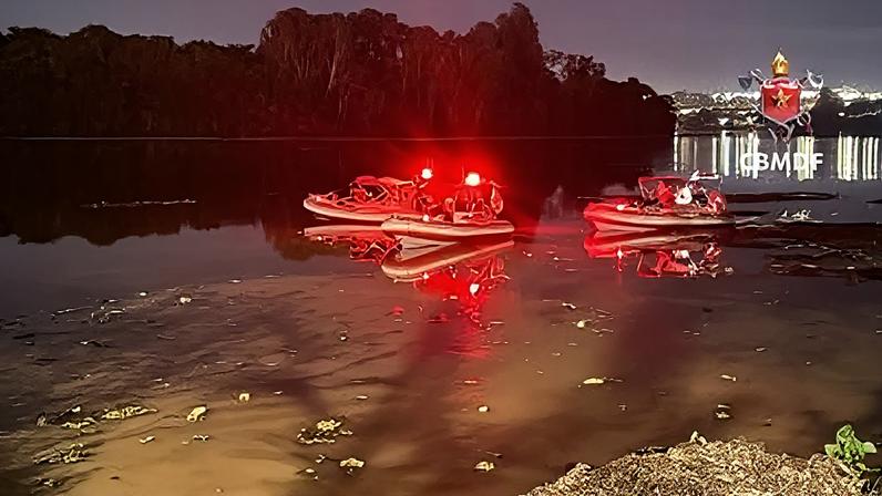Corpo foi encontrado boiando no Lago Paranoá, nas proximidades da Estação de Tratamento de Esgoto da L4 Norte, em Brasília-DF
