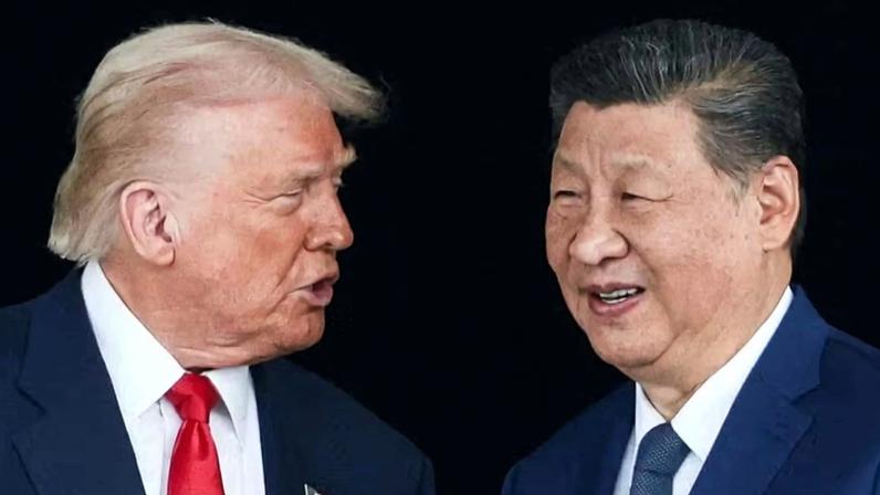 Trump e Xi Jinping Foto: Reuters/Evelyn Hockstein