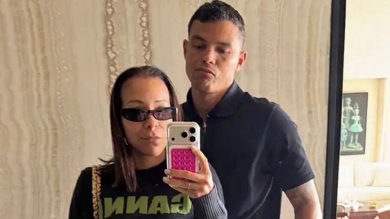 Belle e Thiago Silva