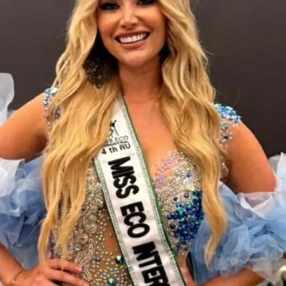 Miss Brasil cai no palco após ficar em 5º no Egito