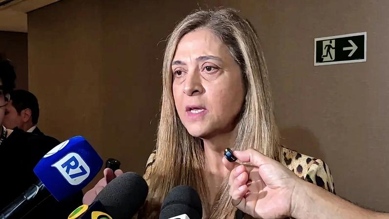 Leila Pereira, presidente do Palmeiras (Foto: Leonardo Bessa/Lance!)