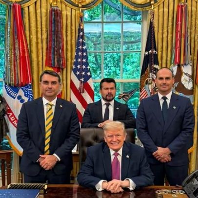 Imprensa internacional repercute encontro Flávio-Trump em meio à crise política