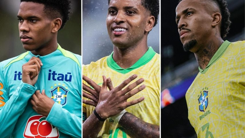 Estêvão, Rodrygo e Militão estão de fora da Copa por causa de lesão