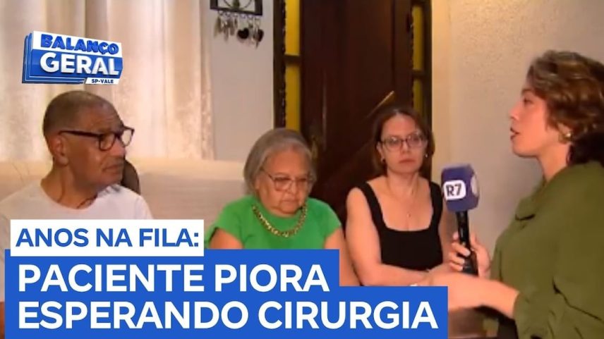 Paciente espera mais de mil dias por cirurgia enquanto a doença avança