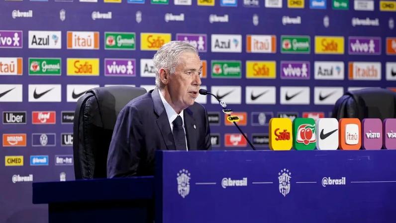 Carlo Ancelotti anuncia os 26 convocados para disputar a Copa pela seleção brasileira