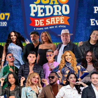 São João de Sapé terá shows de Pablo, Elba Ramalho e Joelma