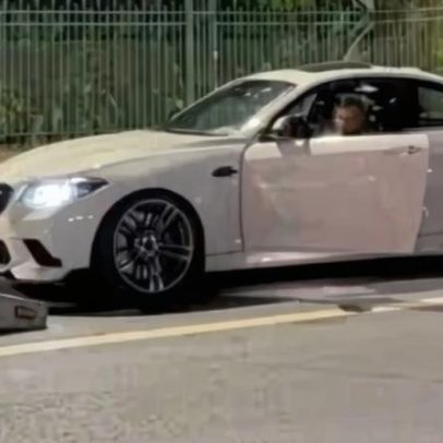 Jovem é preso por manobras perigosas com carro de luxo em blitz da PM em BH