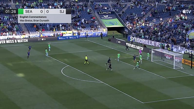 Seattle Sounders FC - San Jose Earthquakes 0 - 1 | GOL - Nick Fernandez