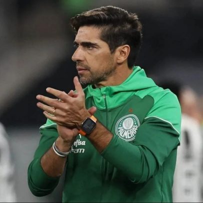 Conmebol investiga Abel Ferreira por gesto a Flaco em gol do Palmeiras