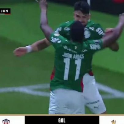 Flaco López serve Jhon Arias, Palmeiras abre o placar