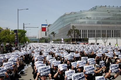 Negociações entre Samsung e sindicatos falham e greve se mantém