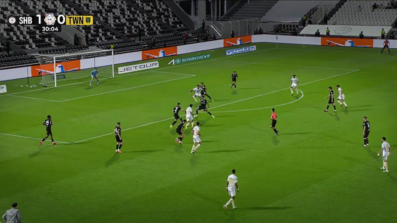 Al Shabab – Al Taawoun 1 - 1 | GOL – Mohammed Al Kuwaykibi