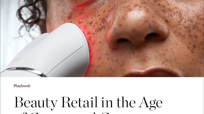 Cover image for the new BoF Playbook: Beauty Retail in the Age of Connected Commerce.