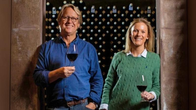 Robert Hill-Smith, presidente da Yalumba, e sua filha, Jessica Hill-Smith, gerente de comunicação e relações públicas