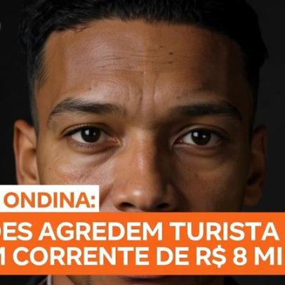 Suspeito agride turista e rouba corrente de luxo é preso; polícia busca comparsa