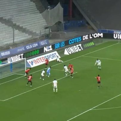 Aubameyang define vitória do OM na rodada final com toque sutil