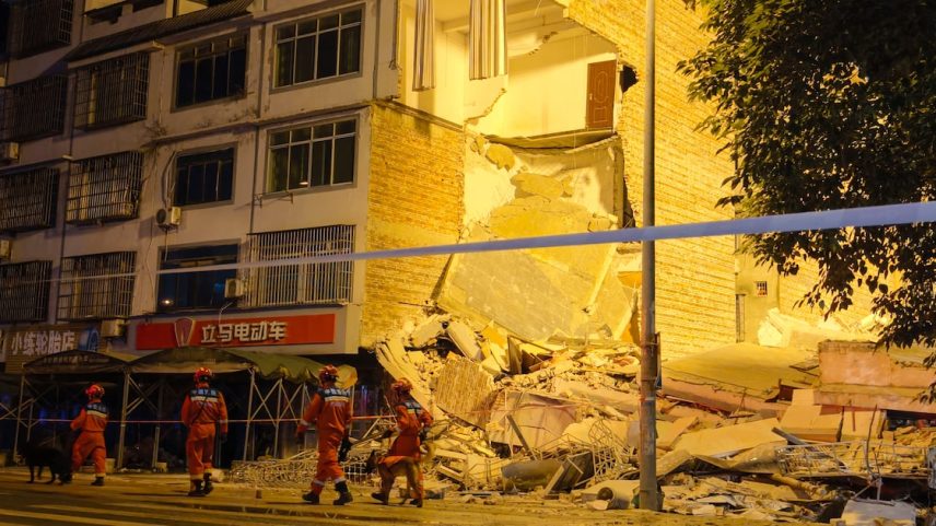 Tremor atingiu a cidade de Liuzhou durante a madrugada