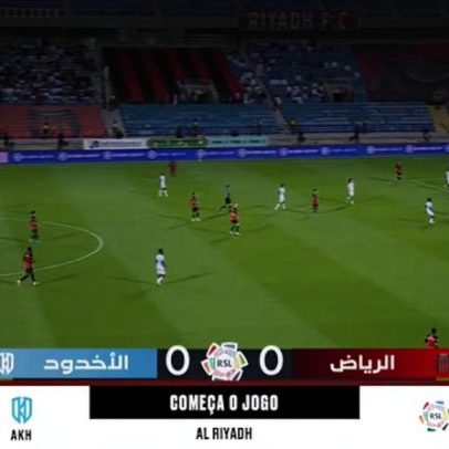 Al Riyadh e Al Akhdoud ficam sem gols no início da partida