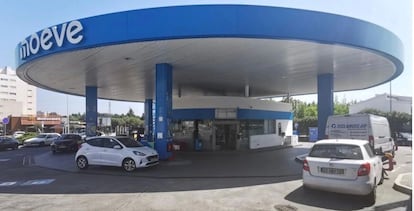 Estación de servicio de Moeve. Foto cedida por la compañía.