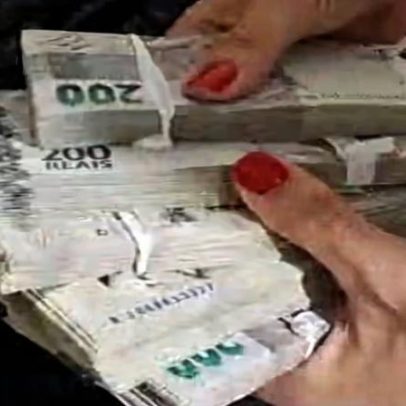 PF encontra maços de notas de 200 reais em operação contra fraudes no INSS