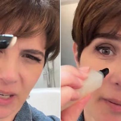 Mariana Godoy diverte após confusão com cosmético: passei um pouquinho