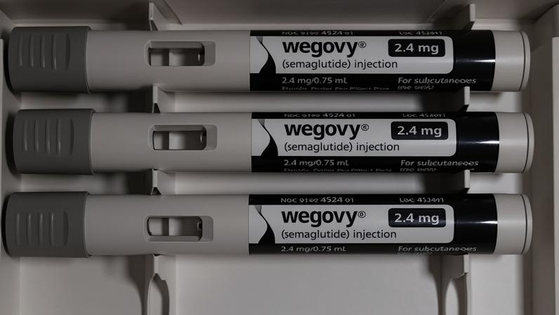 Inyecciones de Wegovy.