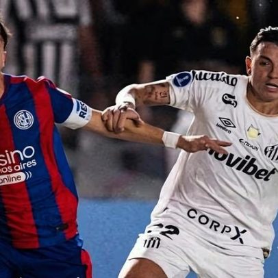 Neymar na Vila, Santos empata com San Lorenzo e só pode ir aos playoffs