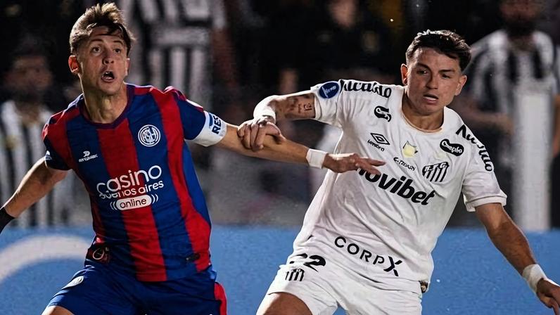 Neymar na Vila, Santos empata com San Lorenzo e só pode ir aos playoffs