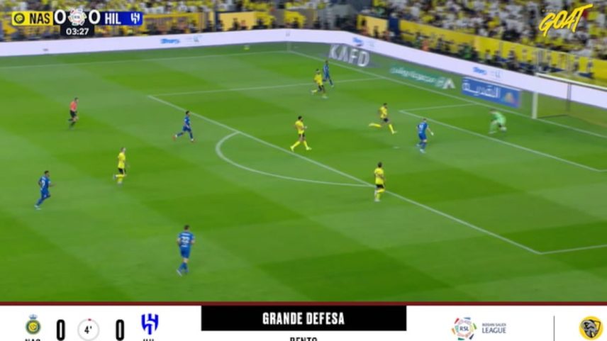 Al Nassr - Al Hilal 0 - 0 | DEFESA DO GOLEIRO - Bento